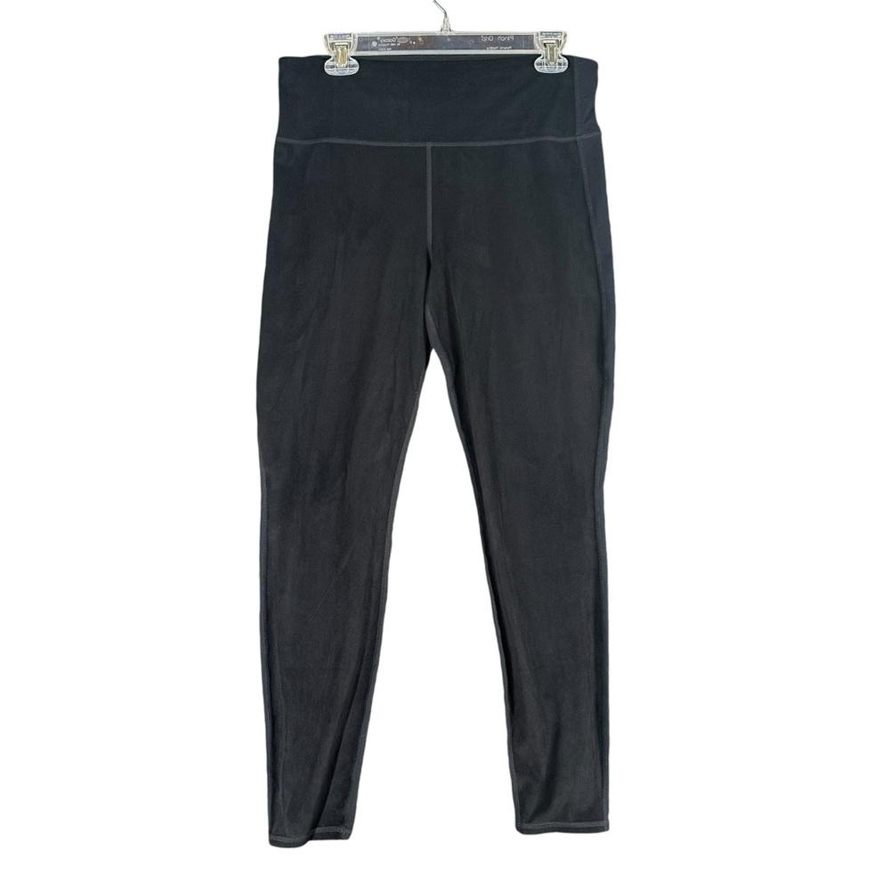 Athleta Women’s L Large Black Leggings Yoga Fitness Athletic Stretch Walking